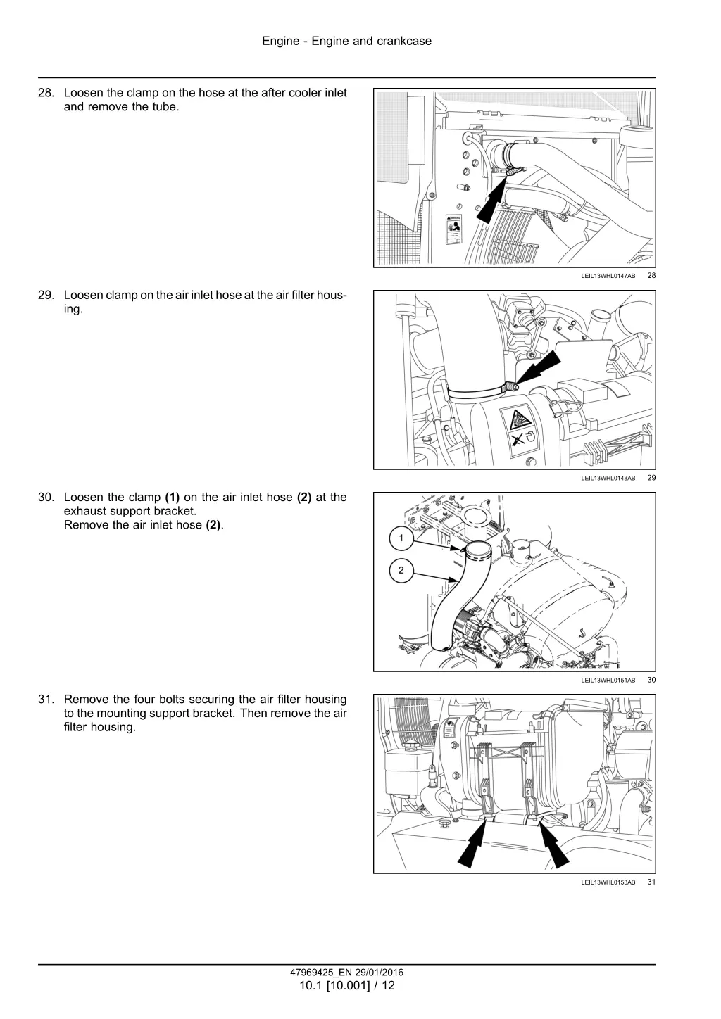 engine engine and crankcase 9