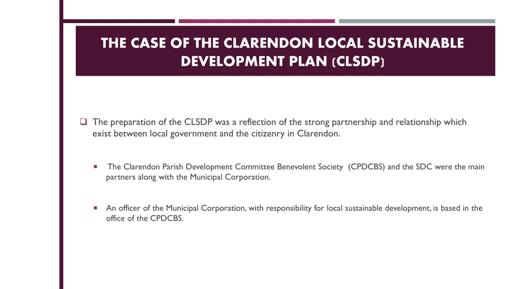 the case of the clarendon local sustainable 1