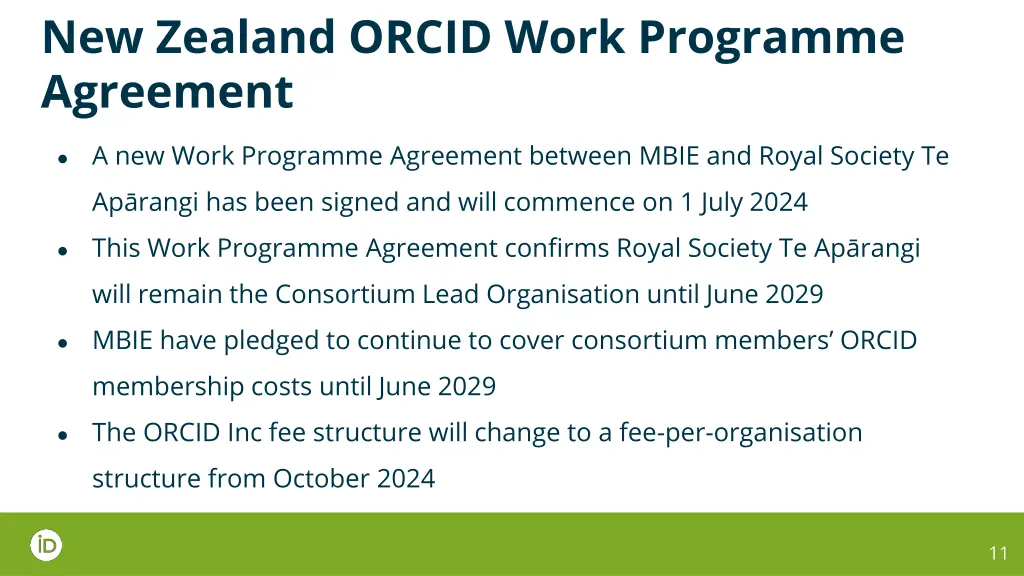 new zealand orcid work programme agreement