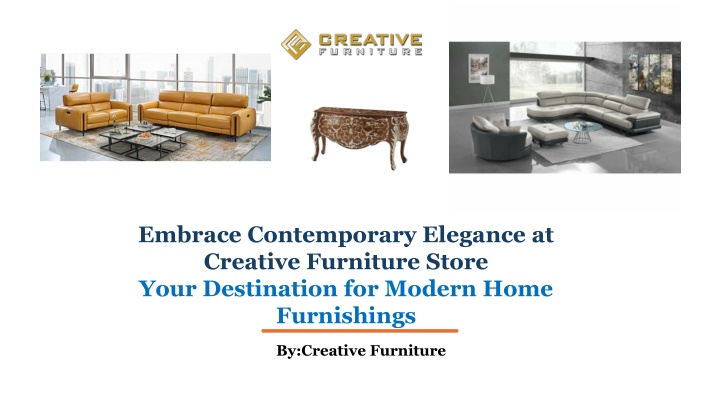 embrace contemporary elegance at creative