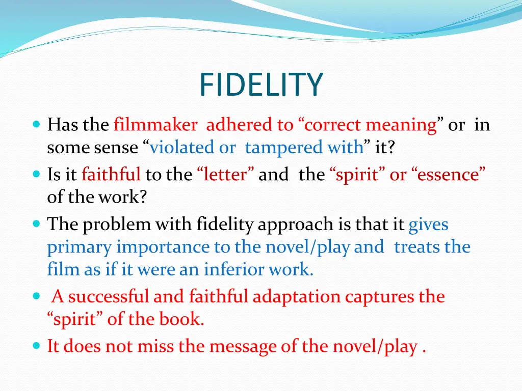 fidelity