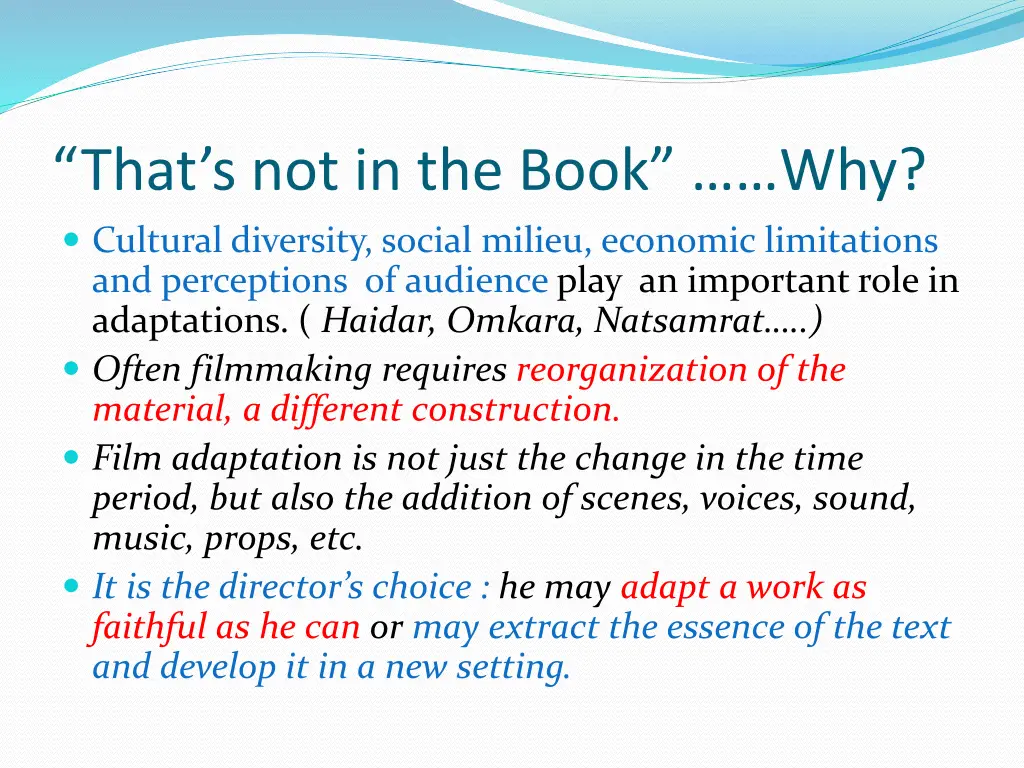 that s not in the book why cultural diversity