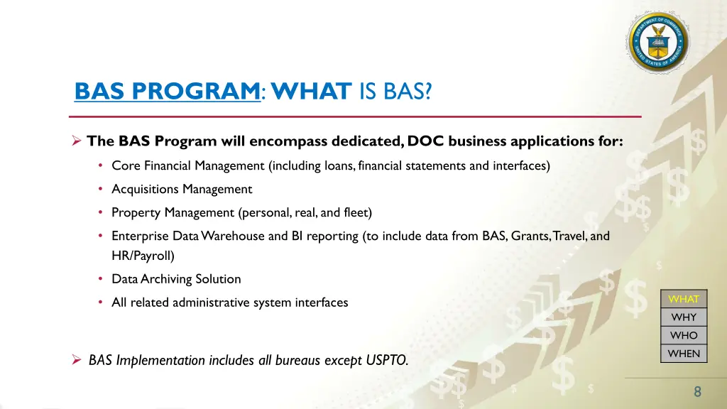 bas program what is bas 4