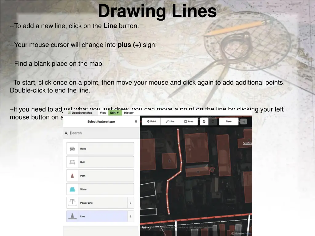 drawing lines