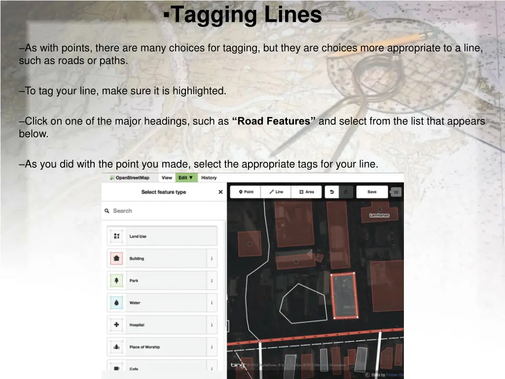 tagging lines