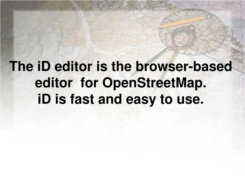 the id editor is the browser based editor