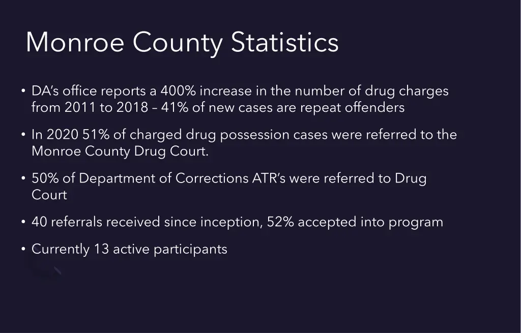 monroe county statistics