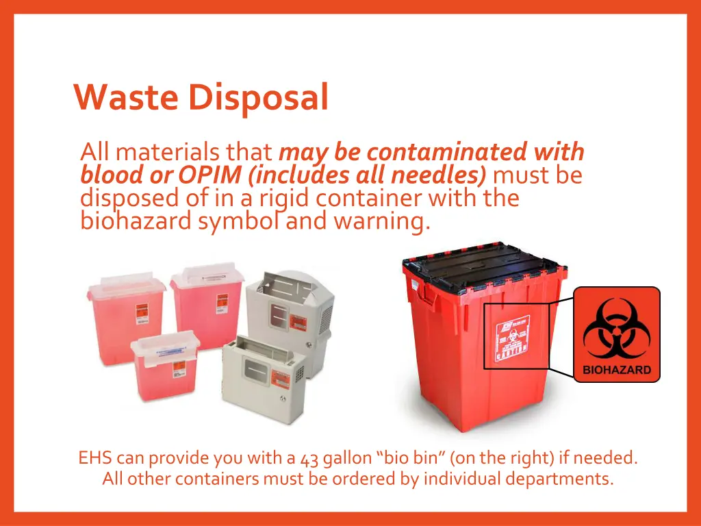 waste disposal