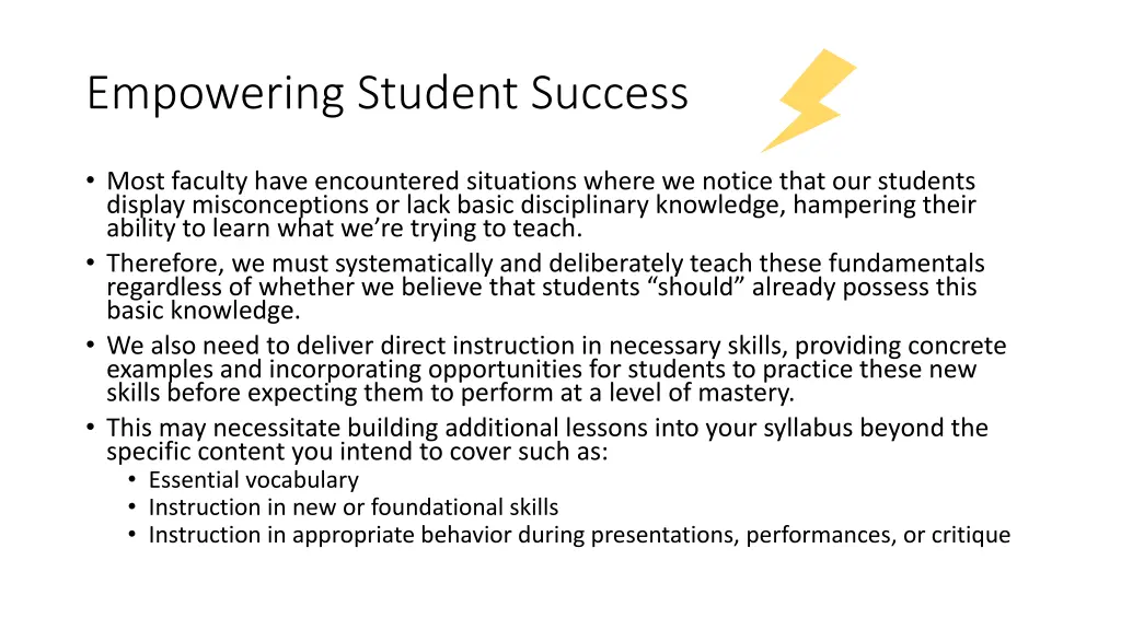 empowering student success