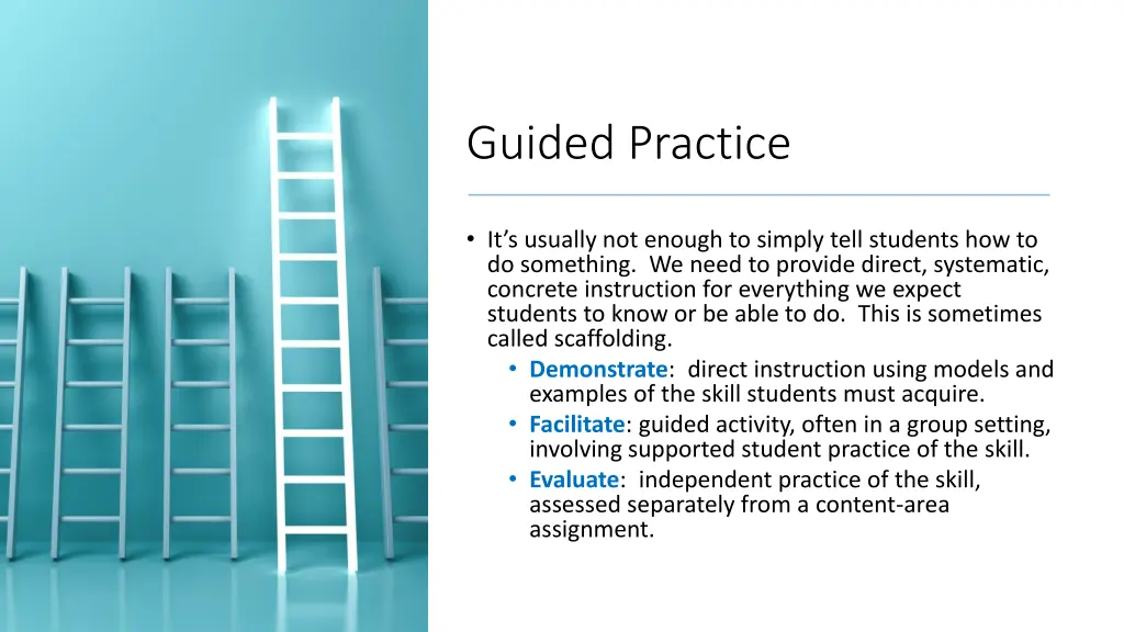 guided practice