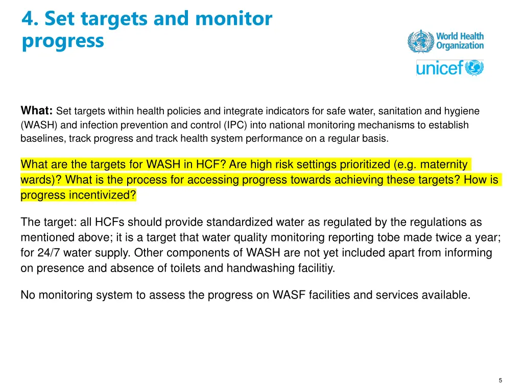 4 set targets and monitor progress