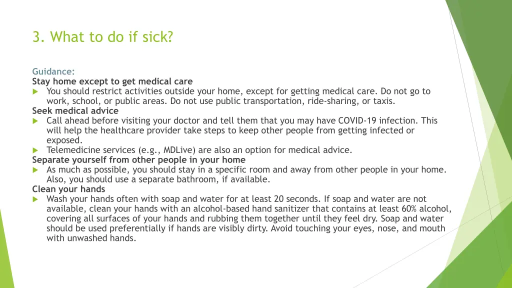 3 what to do if sick 1