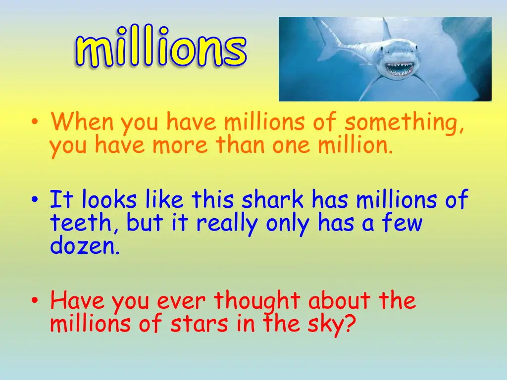 millions