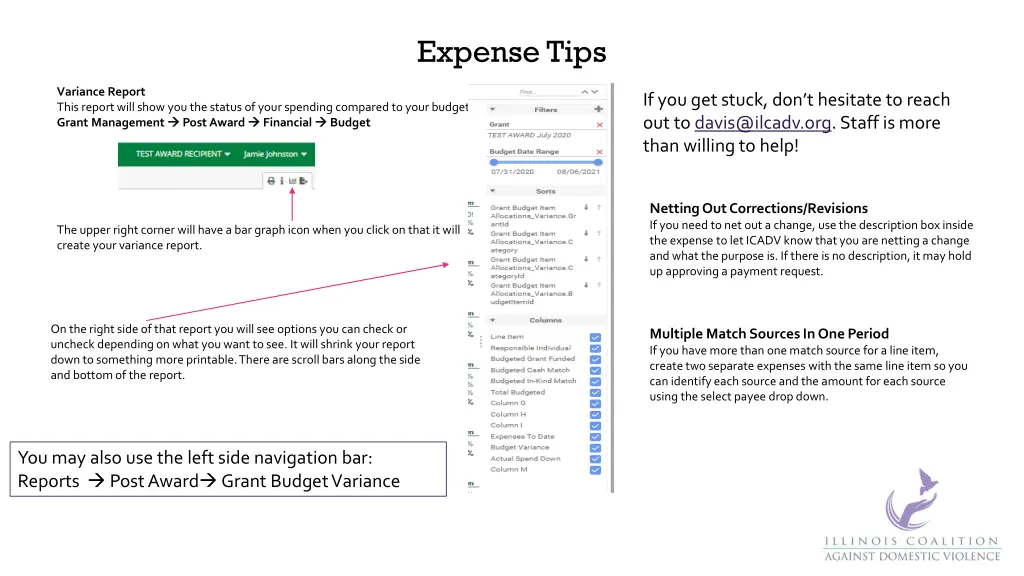 expense tips