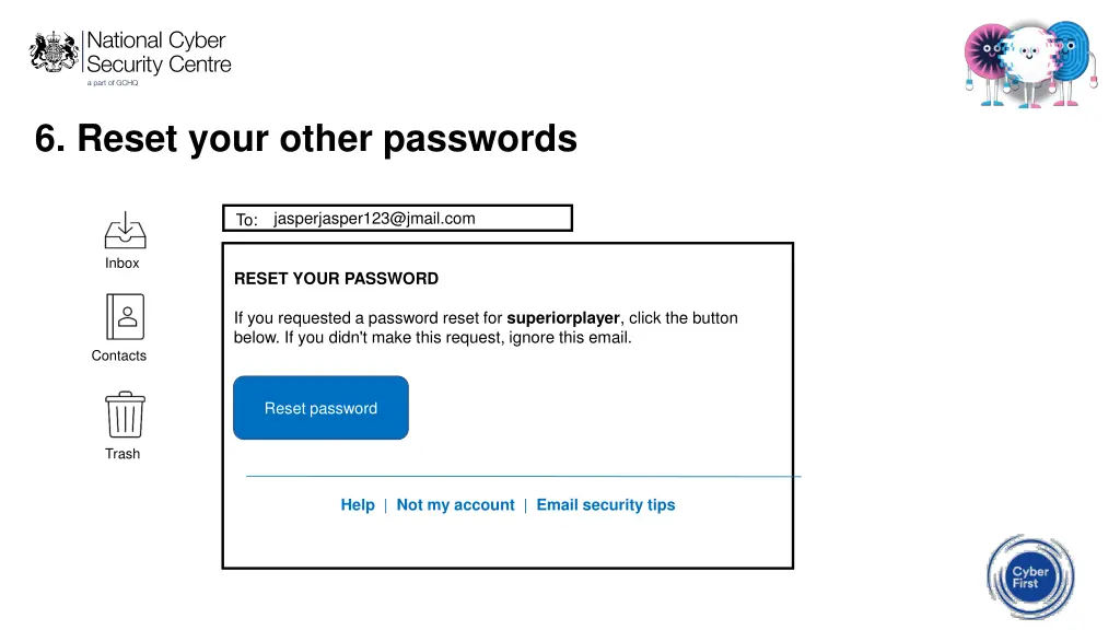 6 reset your other passwords