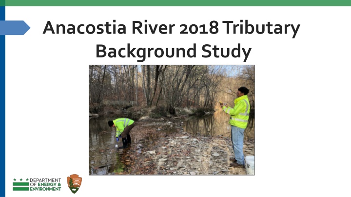 anacostia river 2018 tributary background study