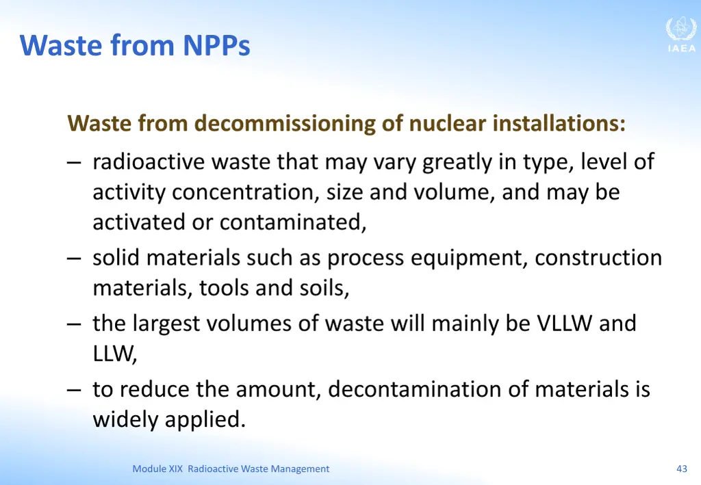 waste from npps 1