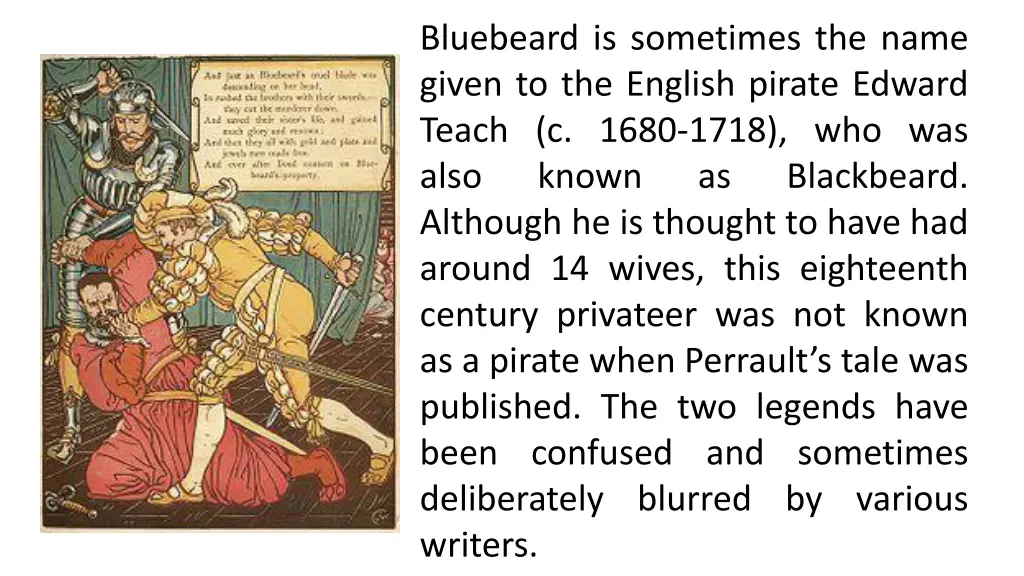 bluebeard is sometimes the name given