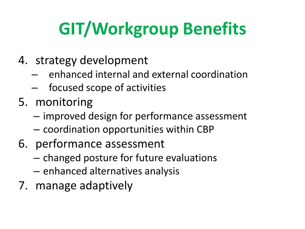 git workgroup benefits 1