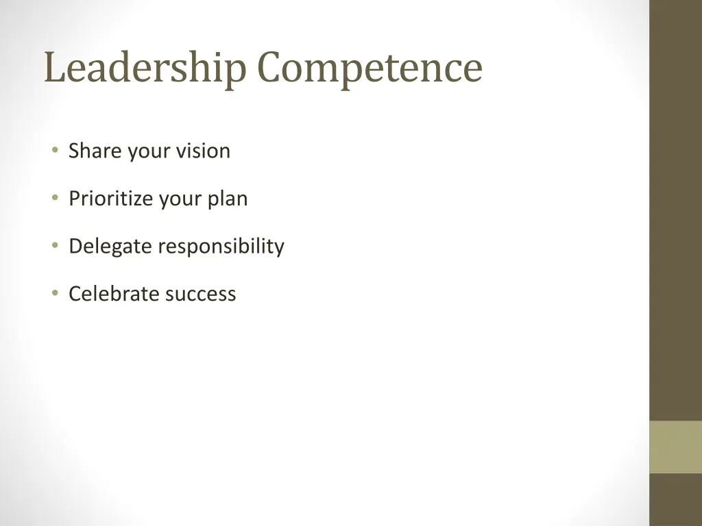 leadership competence