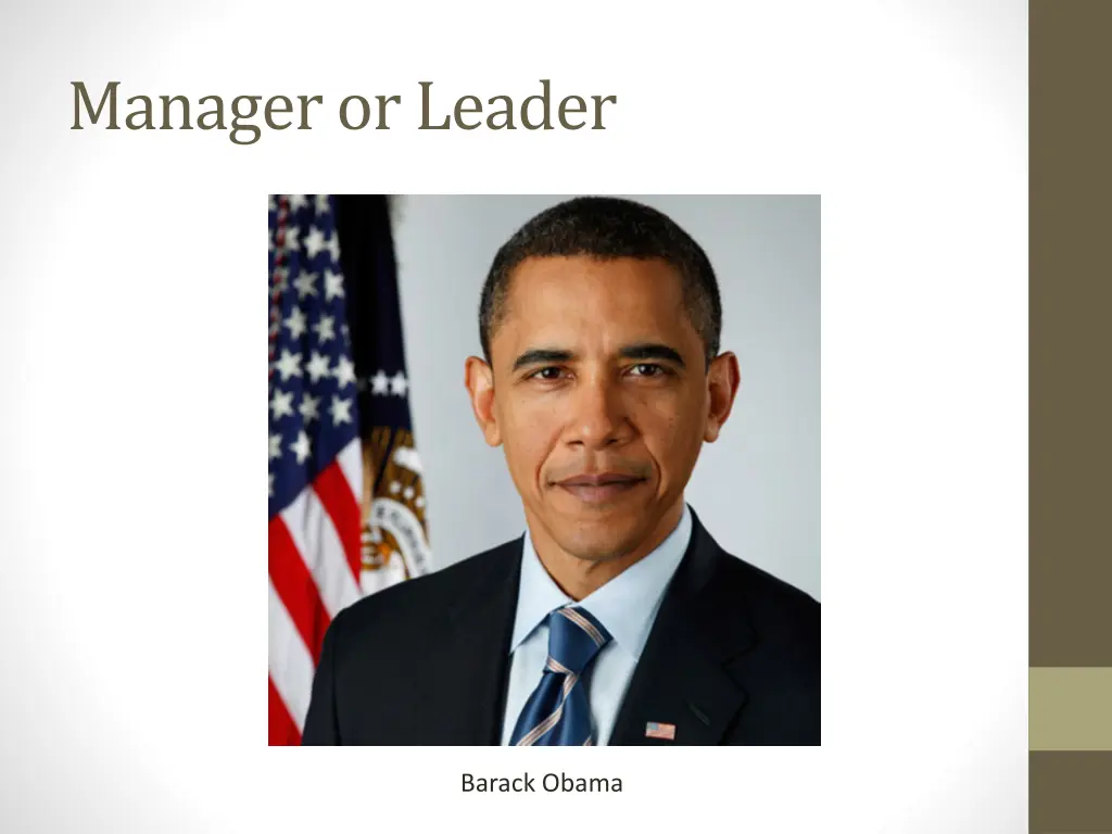 manager or leader