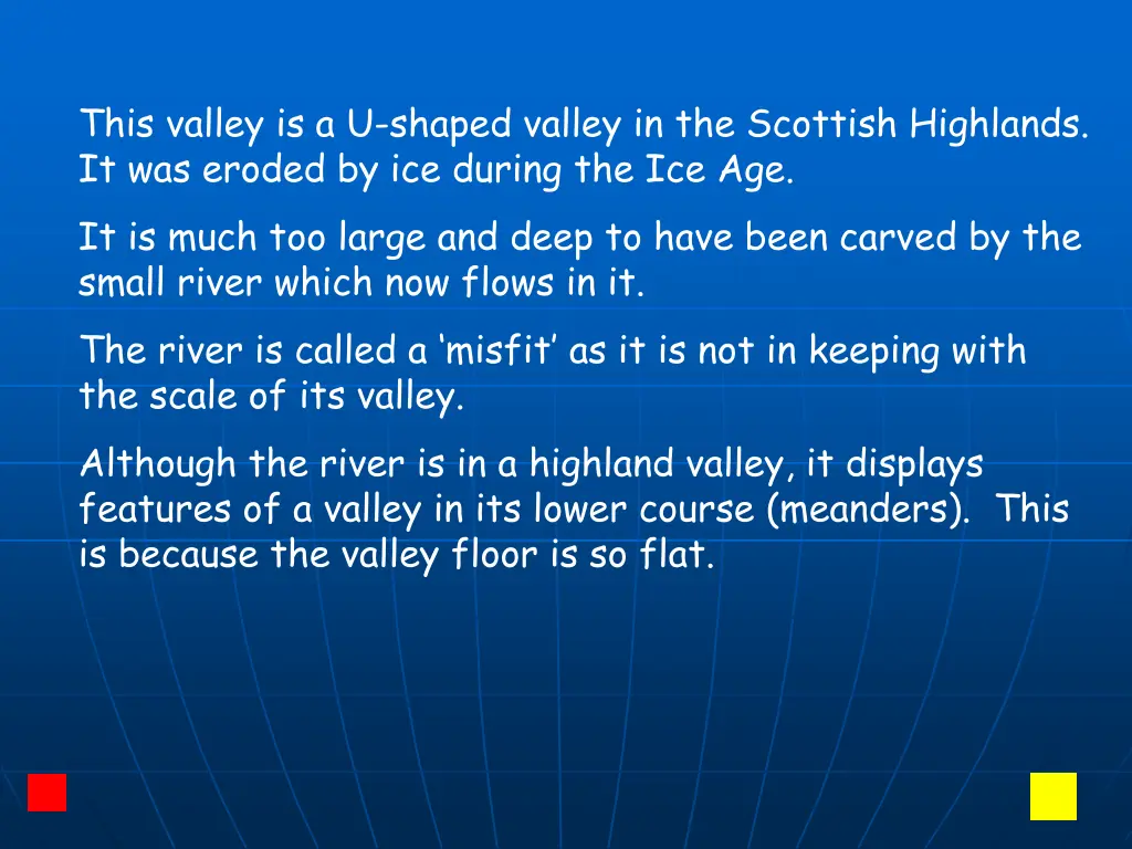 this valley is a u shaped valley in the scottish