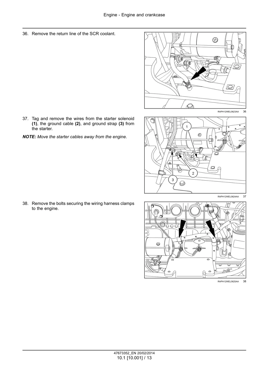 engine engine and crankcase 10