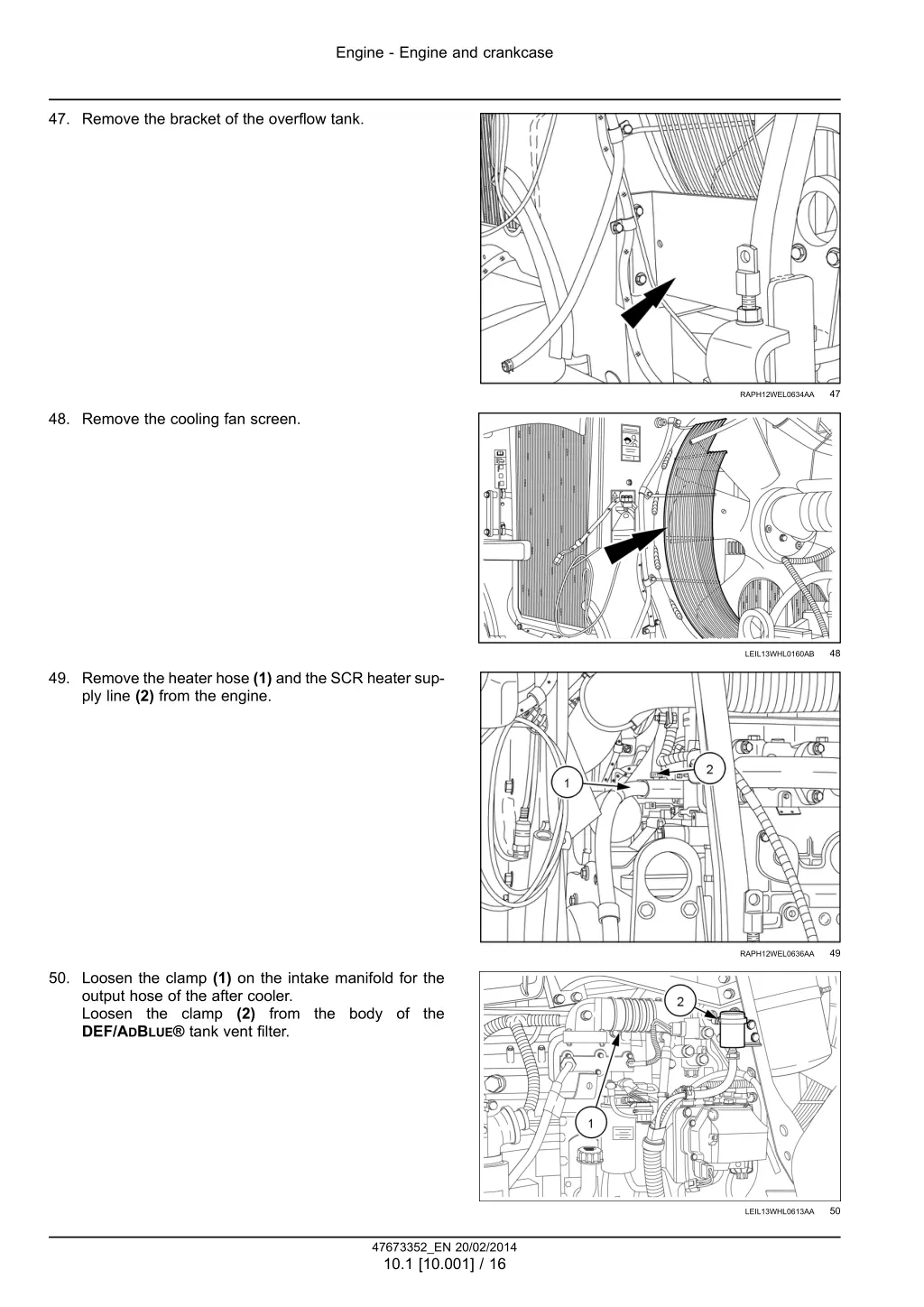 engine engine and crankcase 13