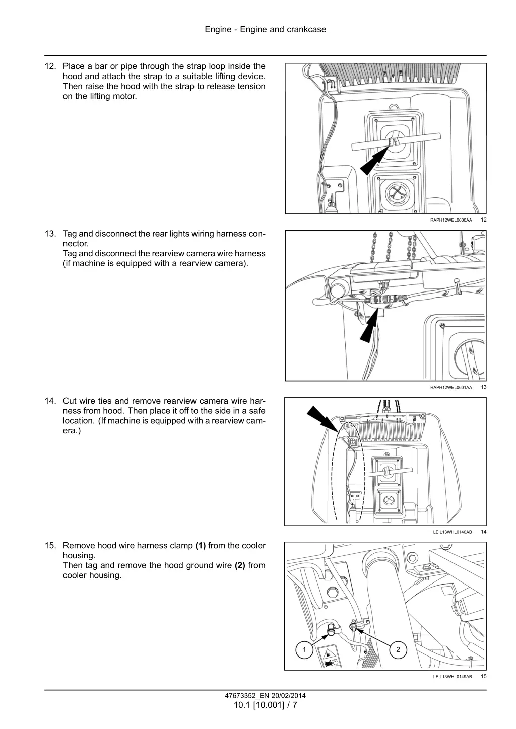 engine engine and crankcase 4