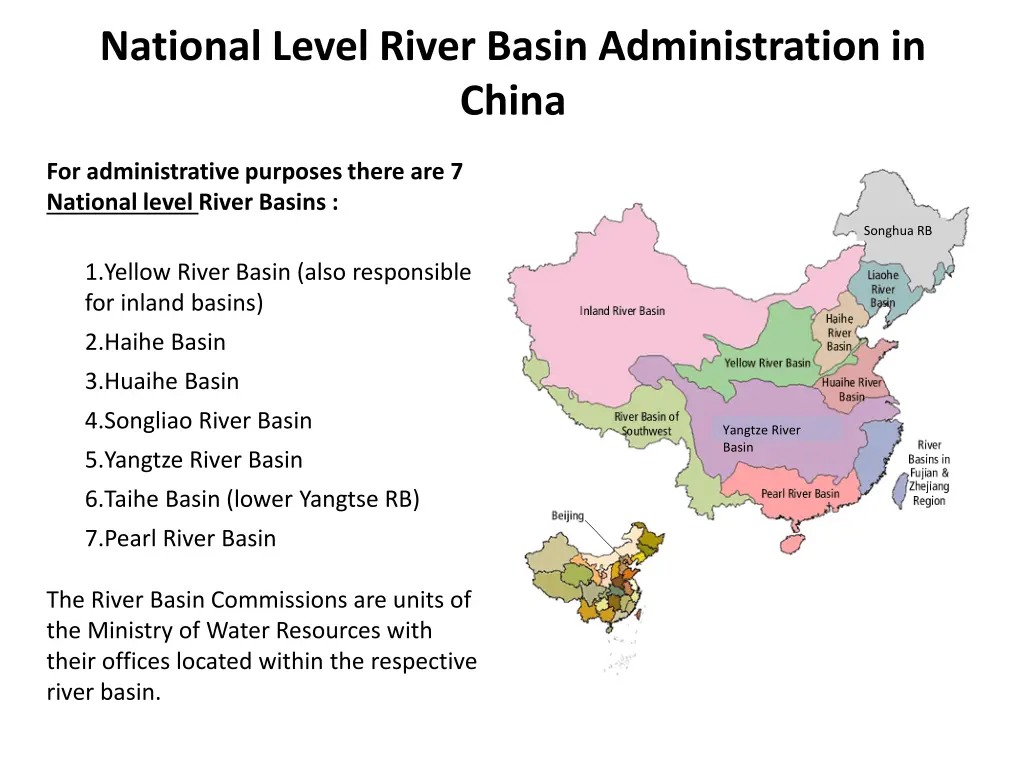 national level river basin administration in china