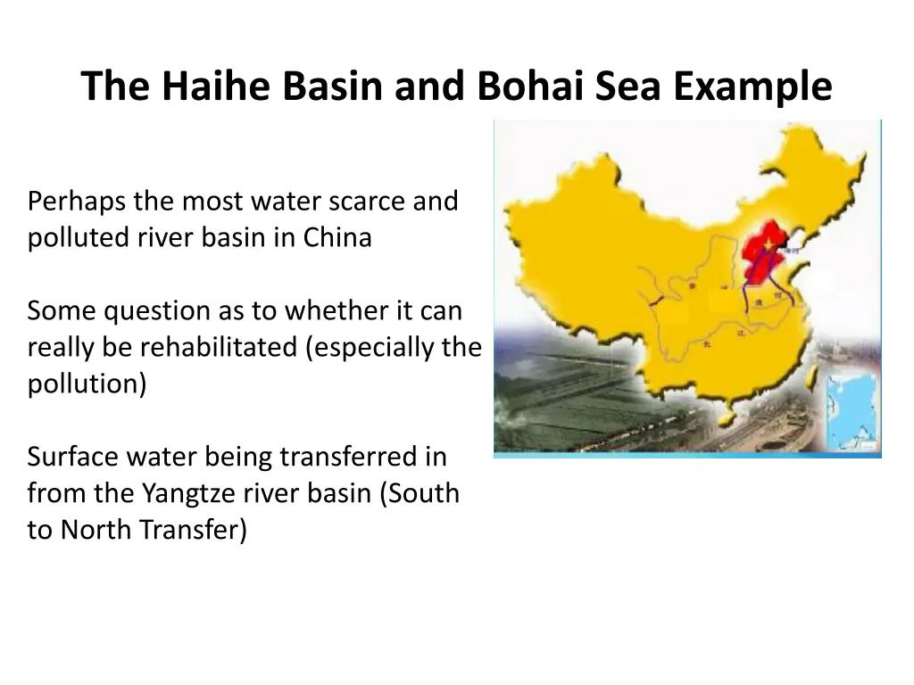 the haihe basin and bohai sea example