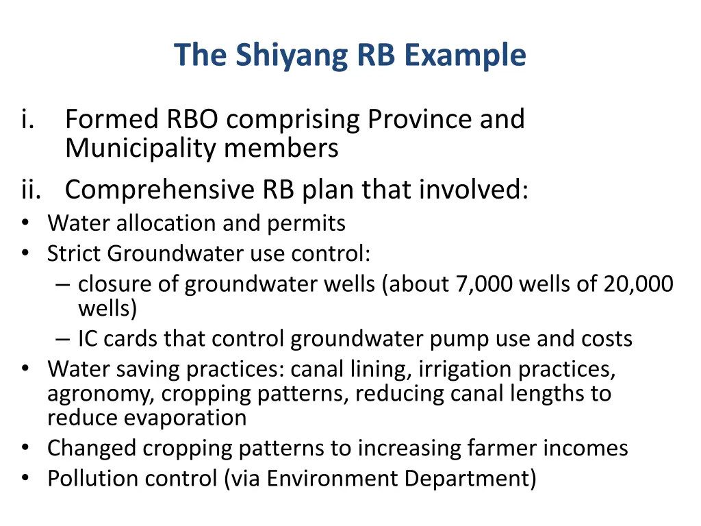 the shiyang rb example