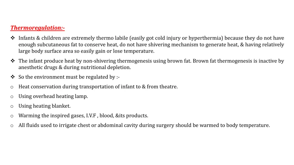 thermoregulation