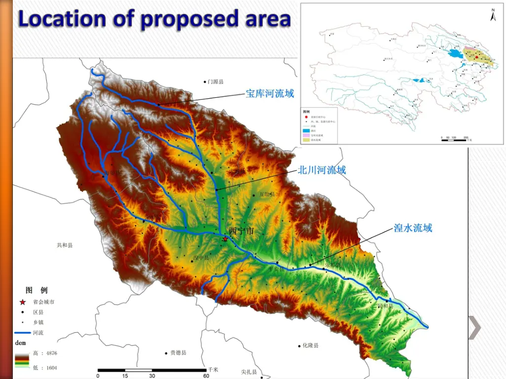 location of proposed area