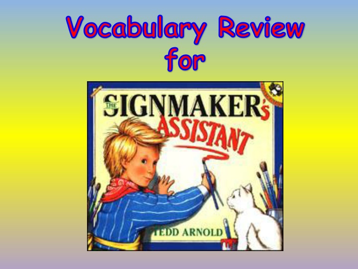 vocabulary review for