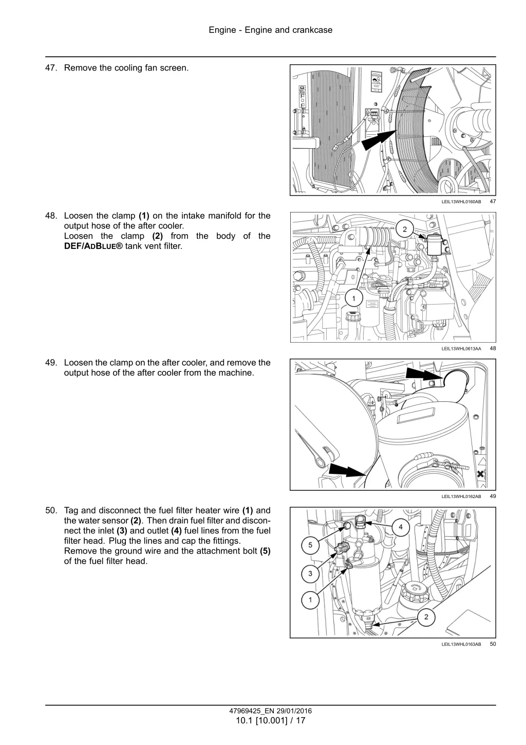 engine engine and crankcase 14