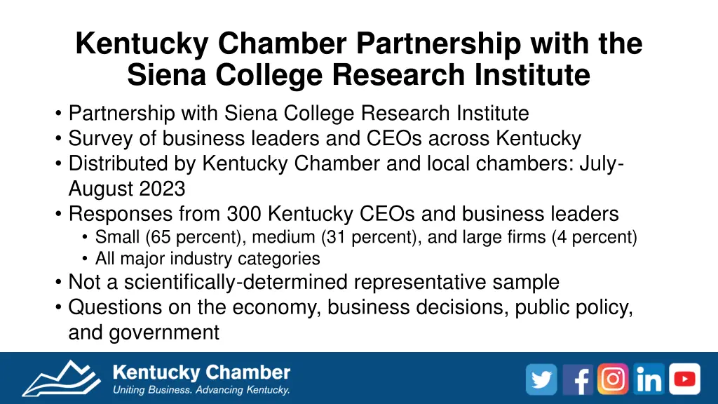 kentucky chamber partnership with the siena