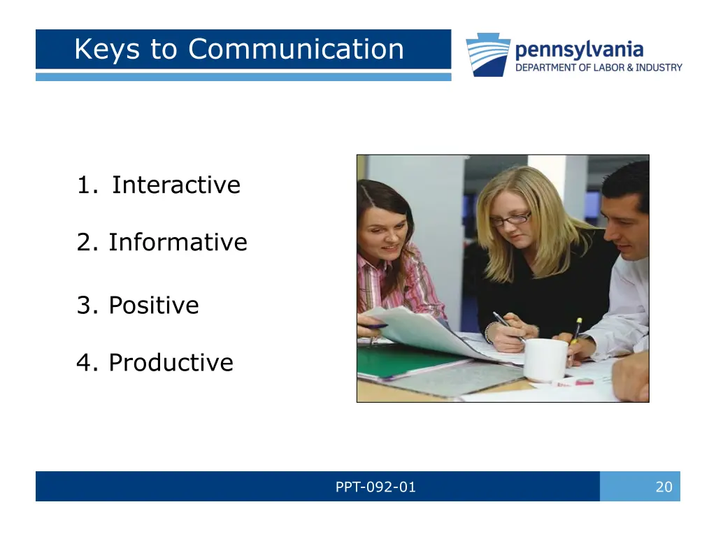 keys to communication