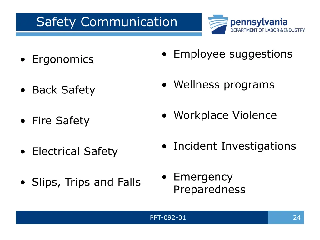 safety communication 1