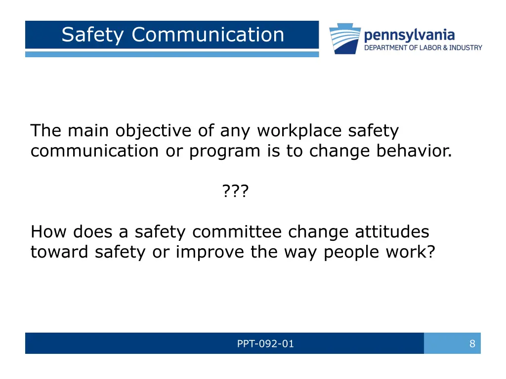 safety communication