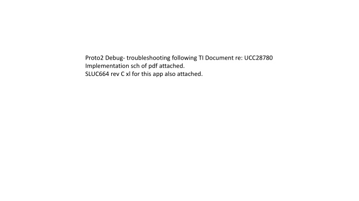 proto2 debug troubleshooting following