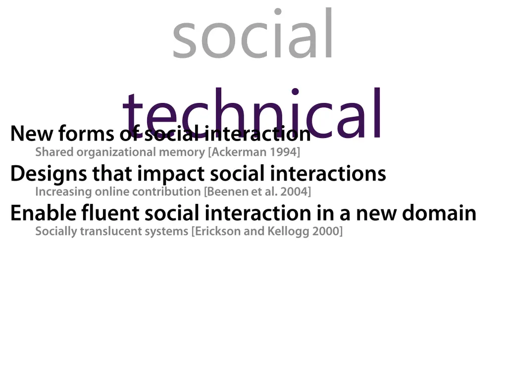 social technical