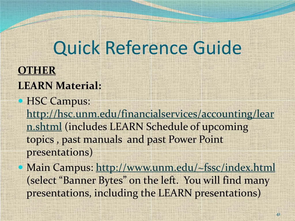 quick reference guide 5