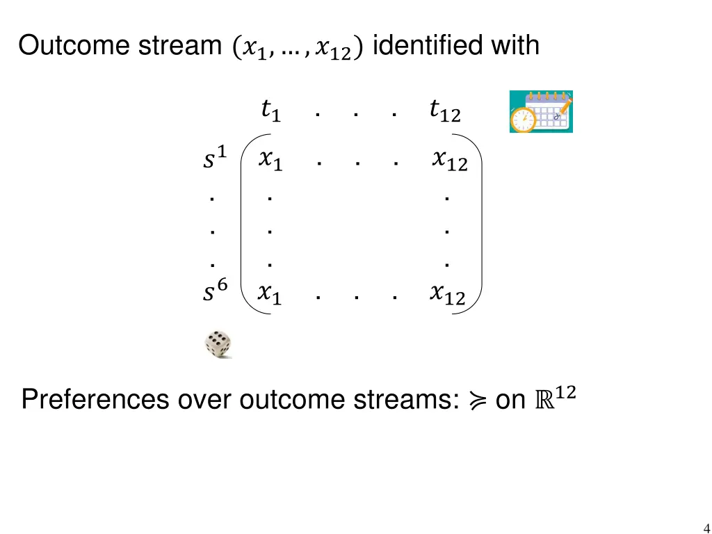 outcome stream 1 12 identified with