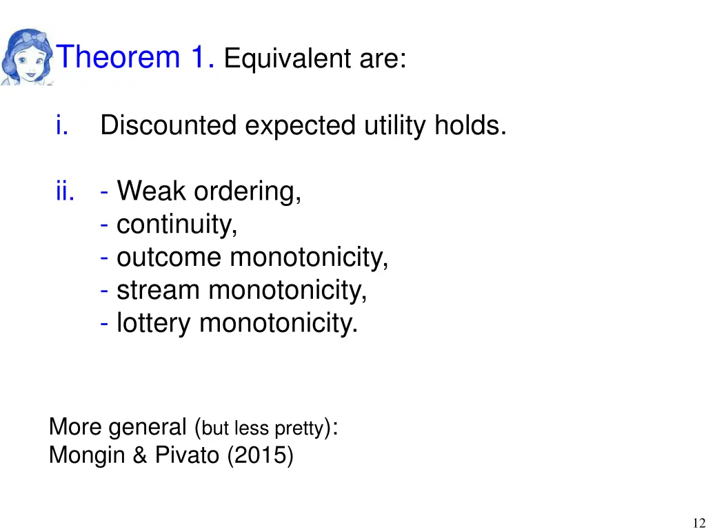 theorem 1 equivalent are