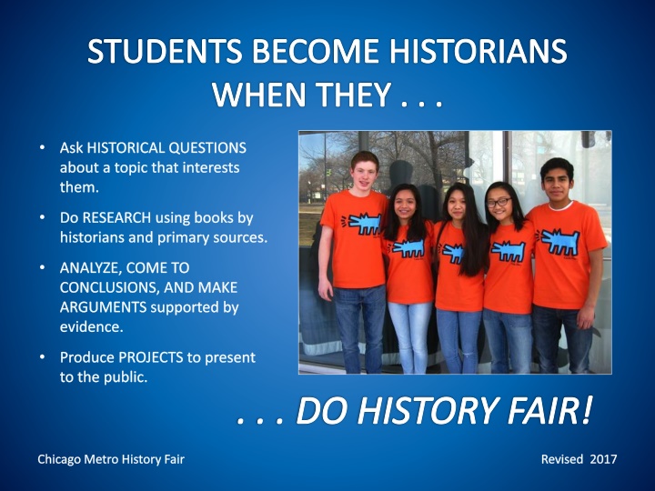 students become historians when they