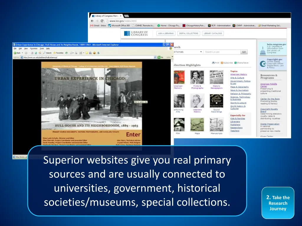 superior websites give you real primary sources