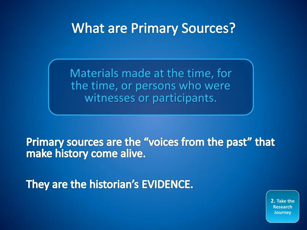 what are primary sources