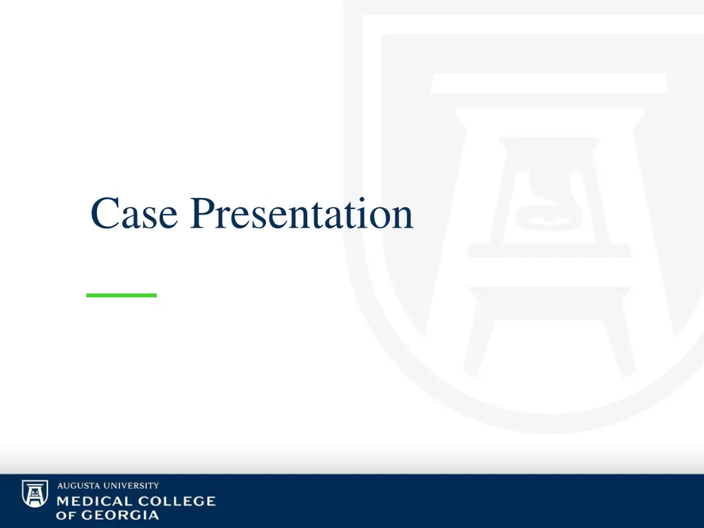 case presentation