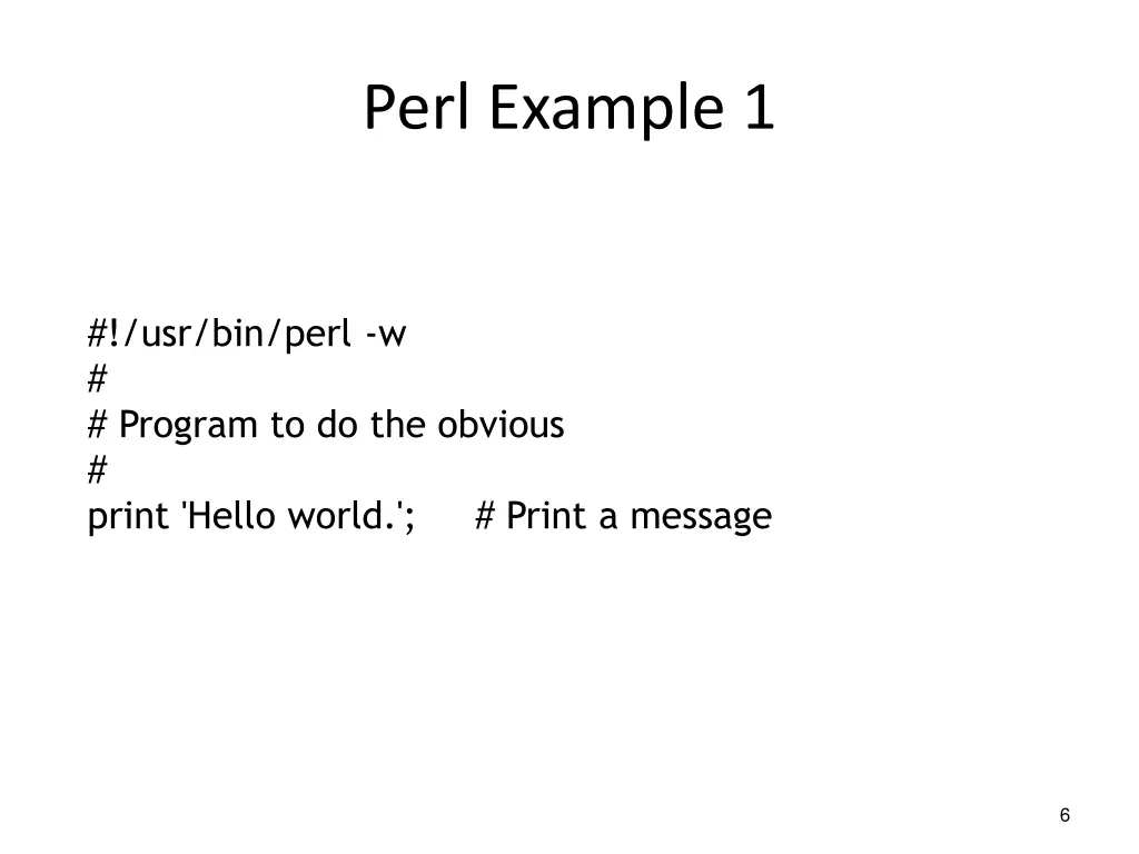 perl example 1